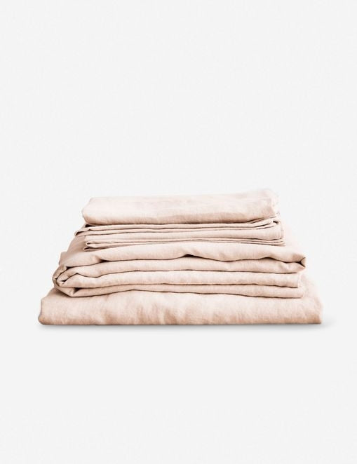 European Flax Linen Sheet Set by Cultiver