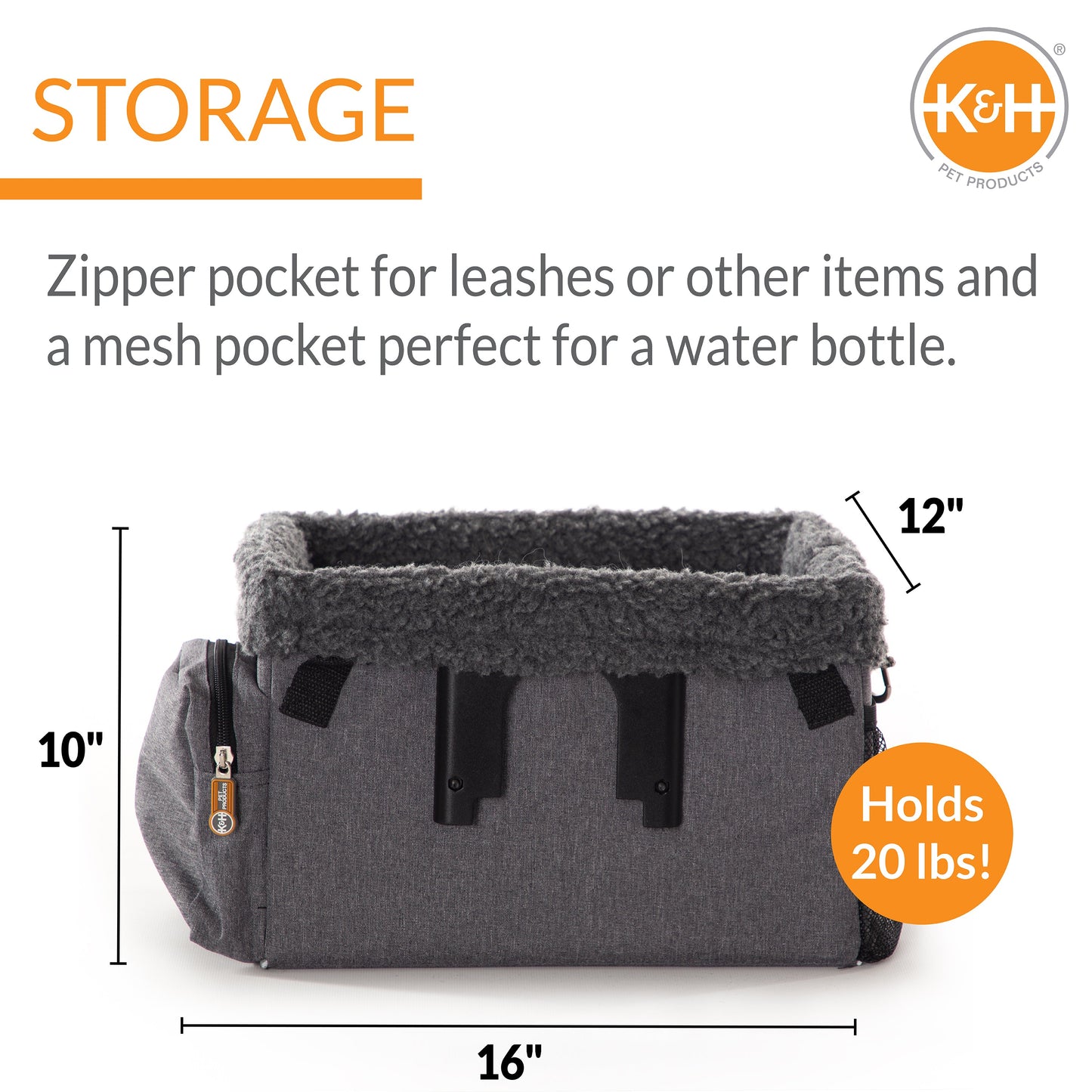 K&H Travel Bike Basket for Pet