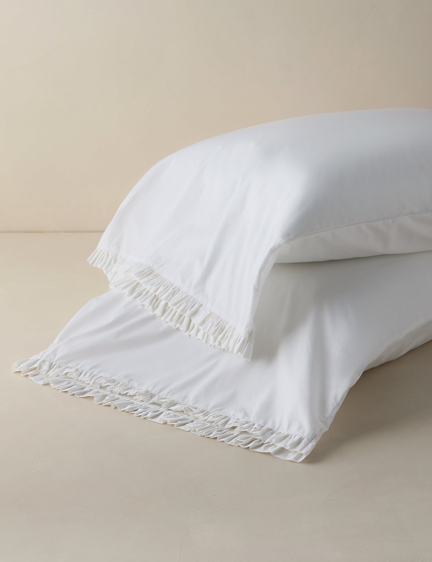Audrey Ruffle Cotton Percale Sheet Set by Pom Pom at Home