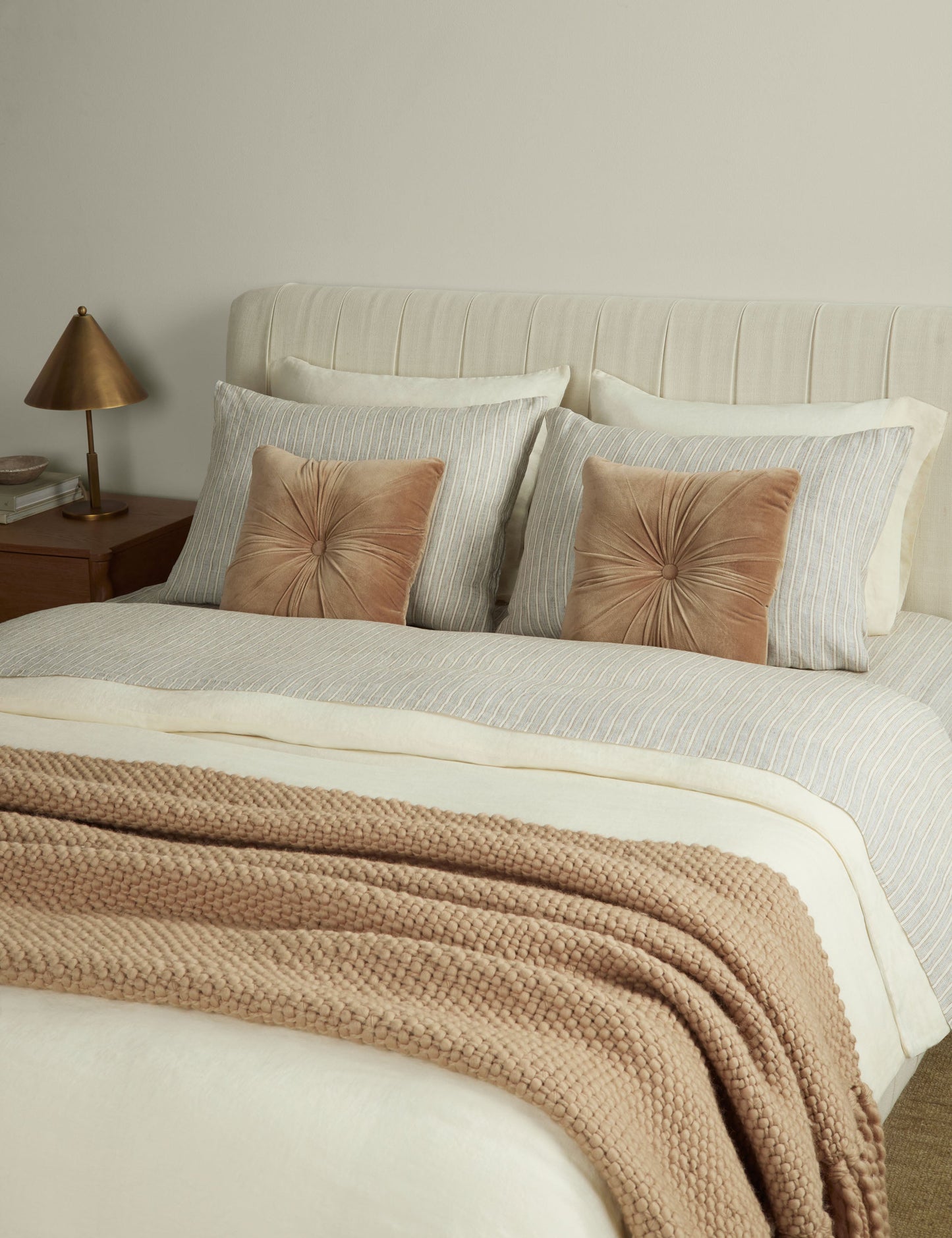 Eadlin Striped European Flax Linen® Sheet Set