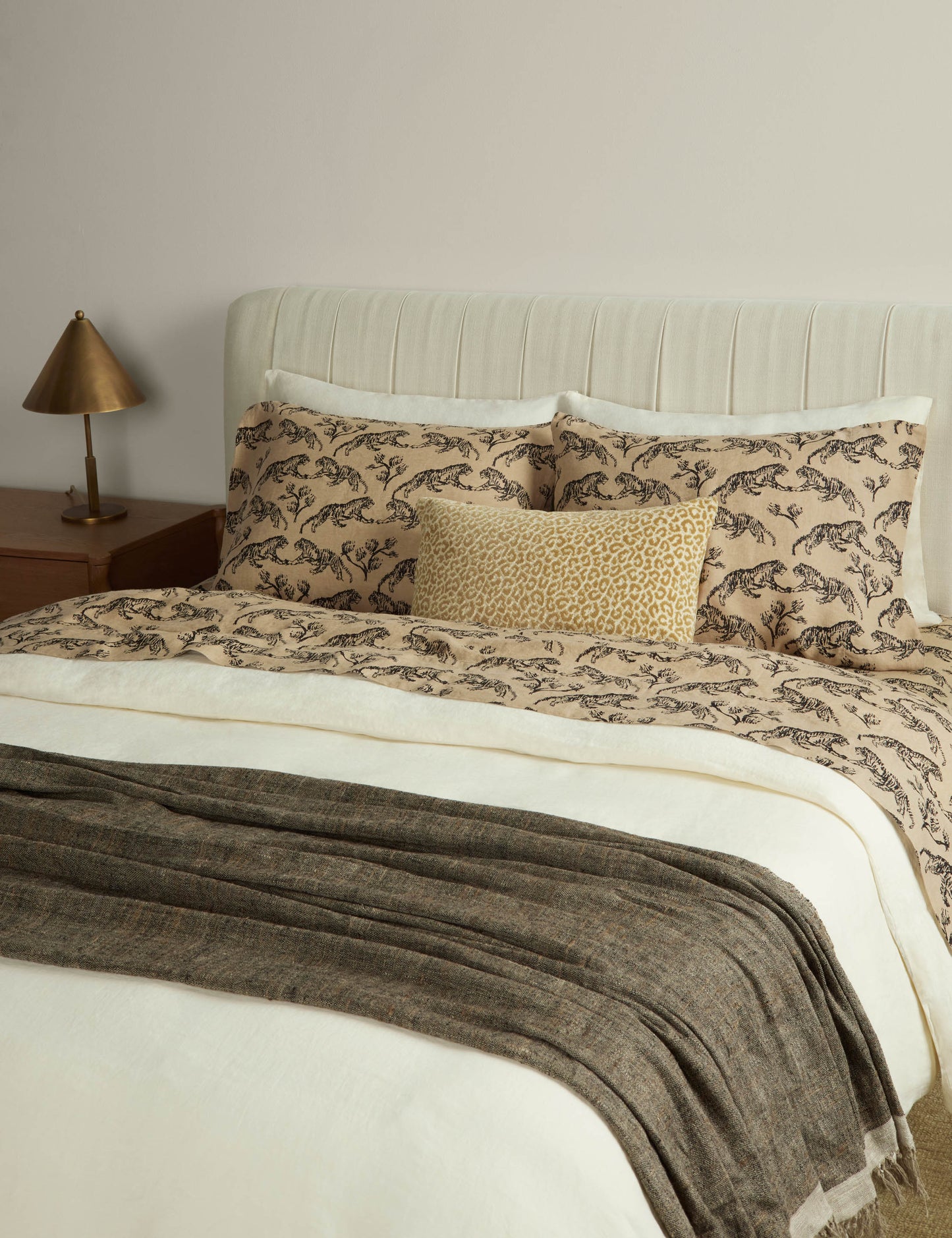 Tiger Hemp Sheet Set by Sarah Sherman Samuel