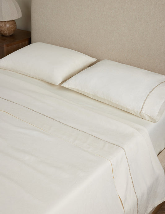 Yuka European Flax Linen® Bamboo Sheet Set by DISC Interiors