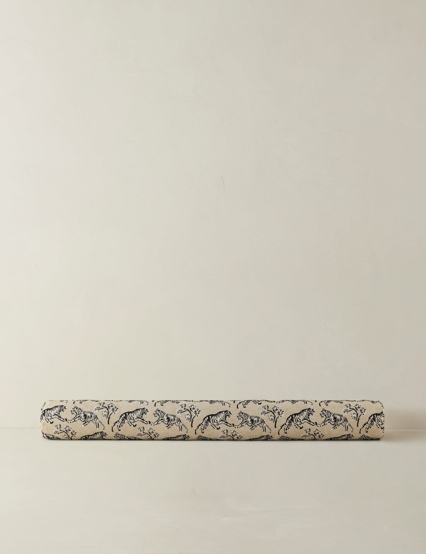 Tiger Jacquard Long Bolster Pillow by Sarah Sherman Samuel