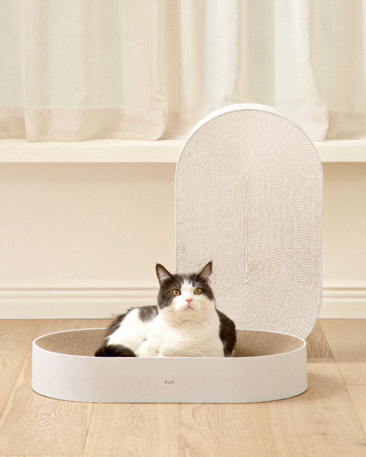All Day Cat Scratcher . White
