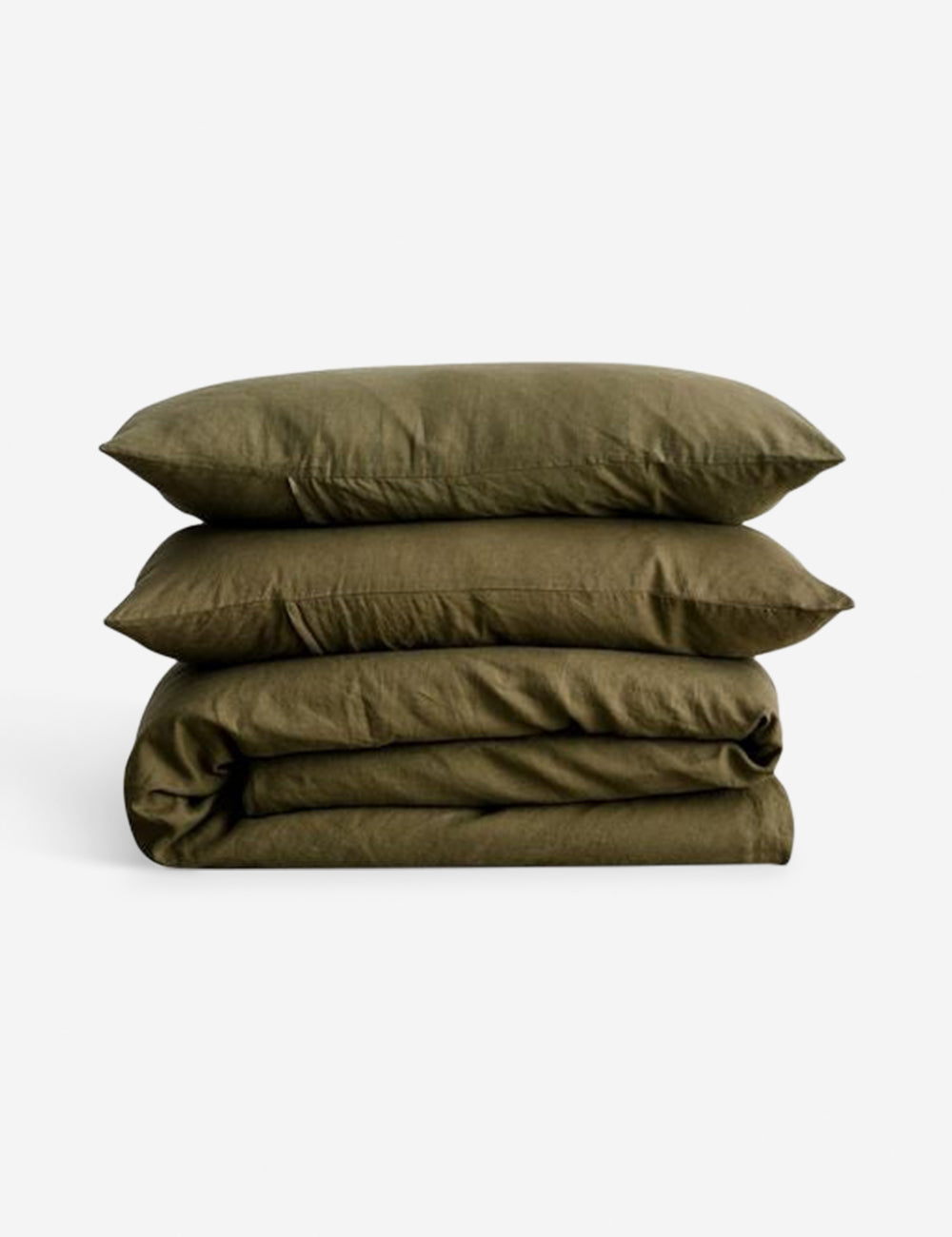 European Flax Linen Duvet Set by Cultiver
