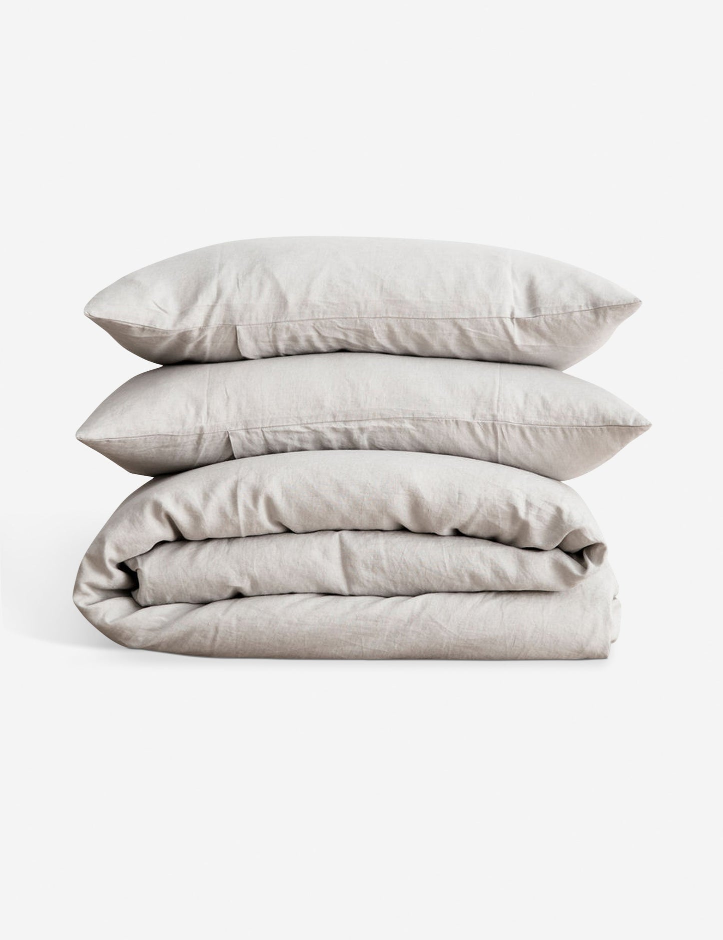 European Flax Linen Duvet Set by Cultiver