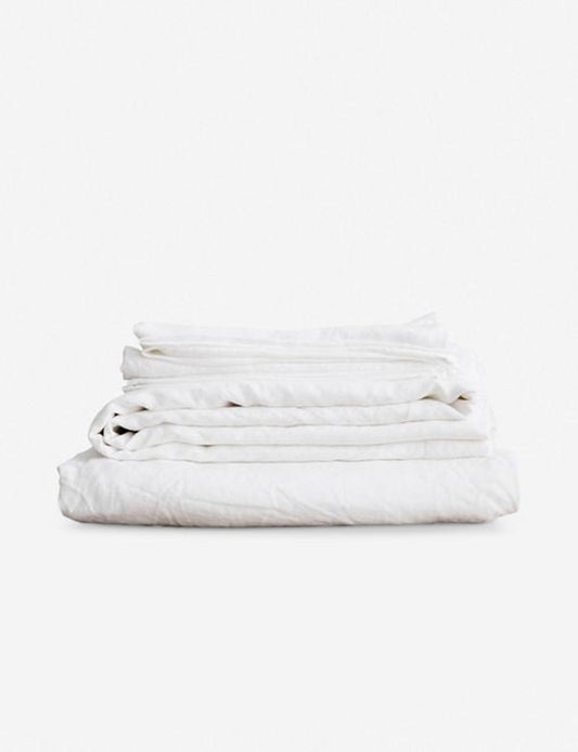 European Flax Linen Sheet Set by Cultiver