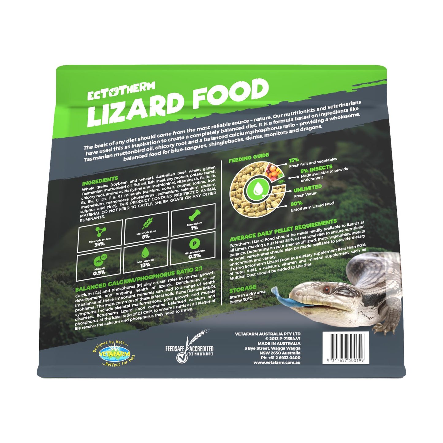 Lizard Food - High-Quality Balanced Diet